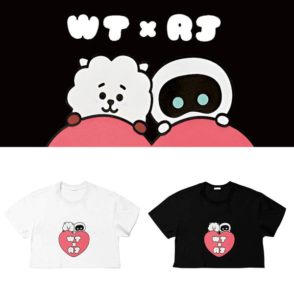 BTS WOOTTEO X RJ Cropped Tee