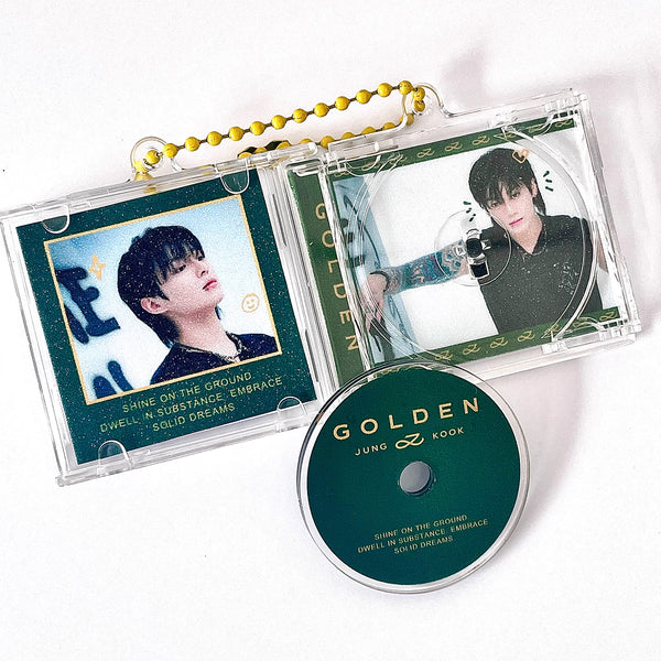 BTS X JK Mini 'GOLDEN' Album Keychain