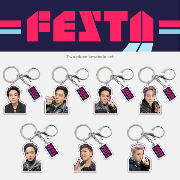 BTS 11th Anniversary Festa Bias Keychain