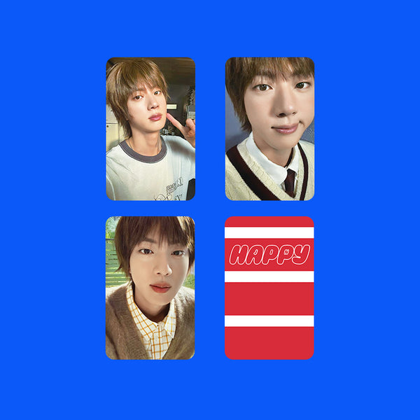 BTS X JIN 'Happy' Photocards