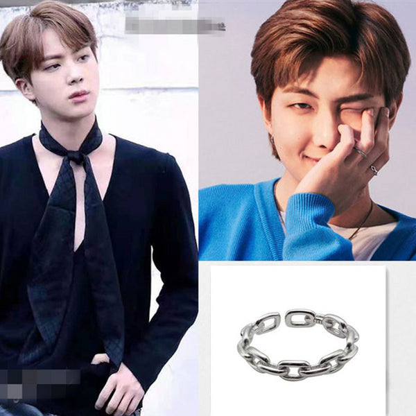 BTS X JIN 'Linked Together' Chain Ring