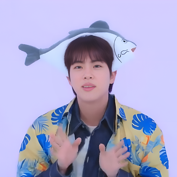 BTS X JIN Kawaii Shark Headband