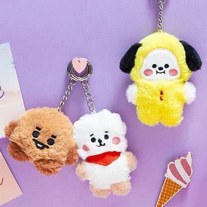 BT21 Pong Pong Plush Key Chain