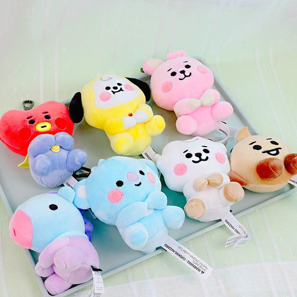 BT21 Baby Sitting Plush Key Chain