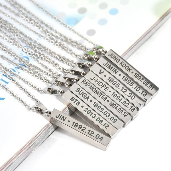 BTS Bias Necklace - Totemo Kawaii Shop